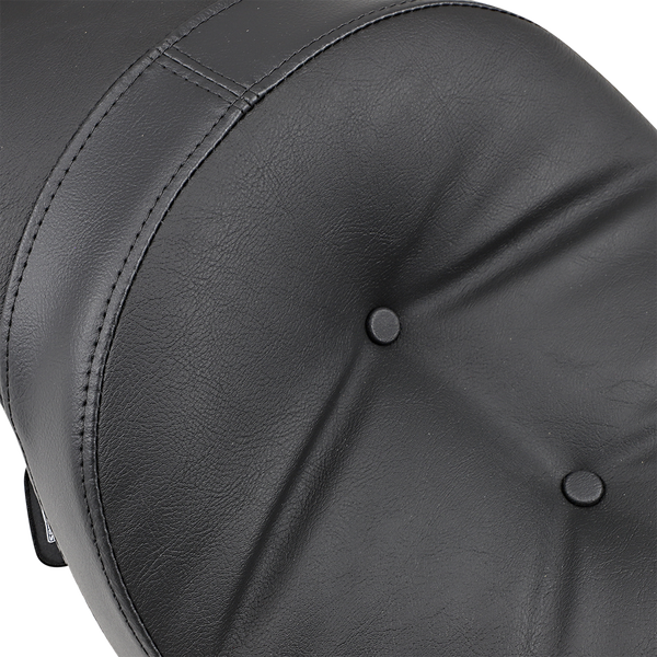 Low-profile Double Bucket  2-up Vinyl Seat Black, 3, nordicamoto.ro