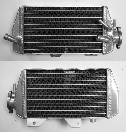 RADIATOR PSIHIC KAWASAKI KXF 450 '08, KLX 450R '08-09 Dreapta Ranforsat, cu capacitate marita , cu Buson