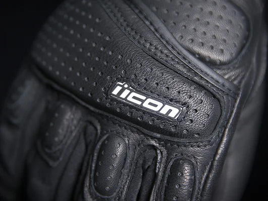 Manusi Piele Icon Superduty™ Black/White-7