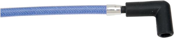 Braided Spark Plug Wire Blue, 1, nordicamoto.ro