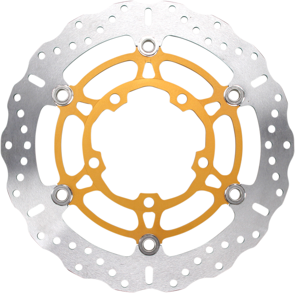 Pro-lite Xc Contour Brake Rotor Aluminum, Gold, Silver, 1, nordicamoto.ro