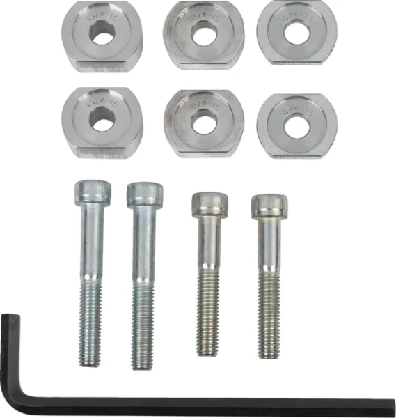 Handlebar Riser Kit Silver 