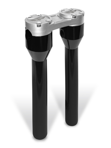 Clubstyle Straight Riser Black, Silver, 1, nordicamoto.ro