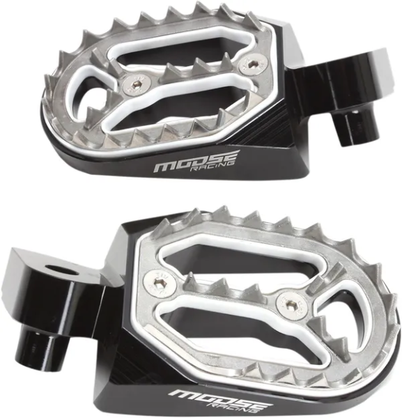 MOOSE RACING Qualifier Footpegs Black -1