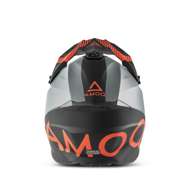 AMOQ Airframe Helmet Black/Gray/Red L-0