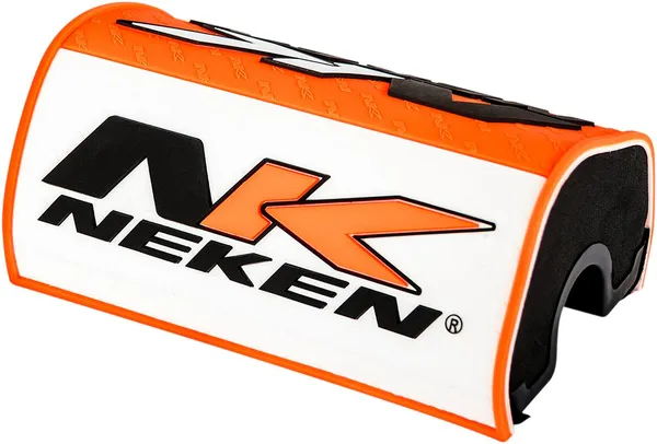 Oversized Handlebar Pad Orange, White-0