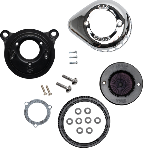 Air Stinger Air Cleaner Kit Silver, 1, nordicamoto.ro