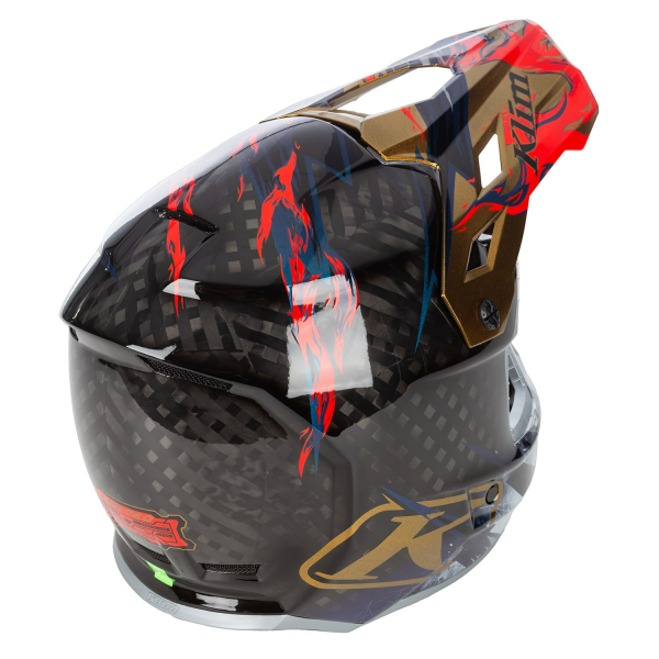 Casca Snowmobil Klim F3 Carbon Pro ECE Ascent Black - Asphalt-24