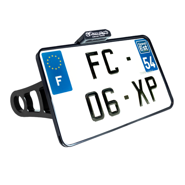 License Plate Side Mounts White, 3, nordicamoto.ro