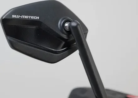 Mirror Set Sport Long Arm Black -0