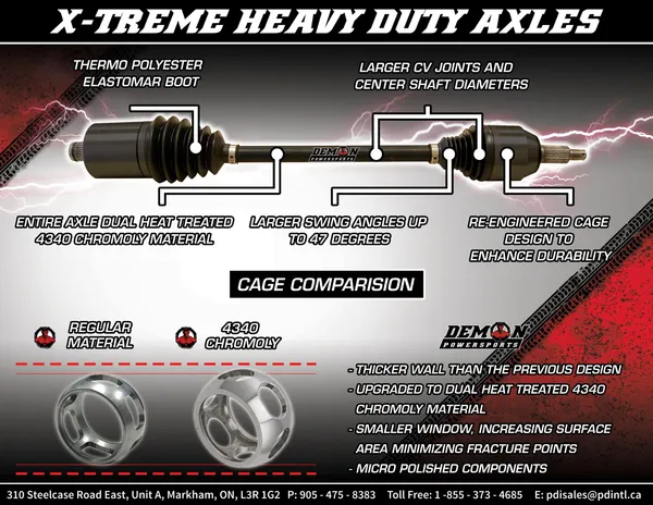 Heavy Duty X-treme Axle Black-3