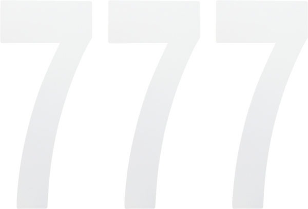 Standard Numbers White, 2, nordicamoto.ro