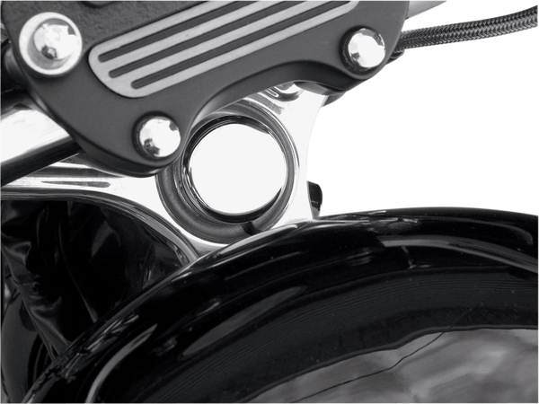 Steering Stem Bolt Cover Chrome, 2, nordicamoto.ro