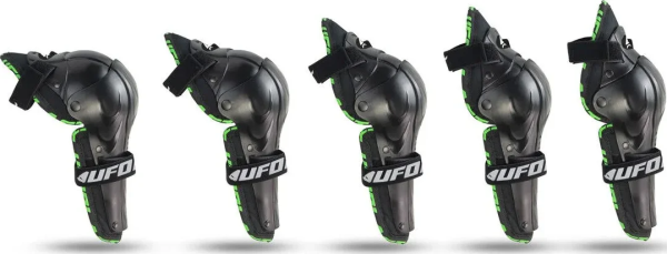 Kids Kajam Jointed Knee-shin Guard Black -3