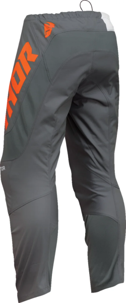 Pantaloni Copii Thor Sector Checker Gray/Orange-1
