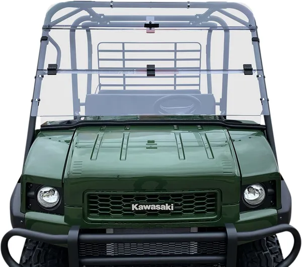 Deluxe Full Folding Windshield Clear -5