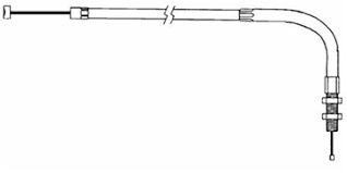 Sno Pro BRAKE CABLE 872 MM 813 MM, 1, nordicamoto.ro
