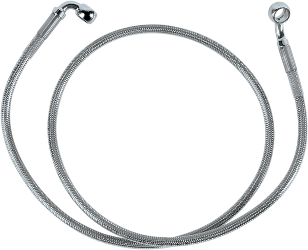 Stainless Steel Brake Line Kit Silver, Clear-coated, 1, nordicamoto.ro