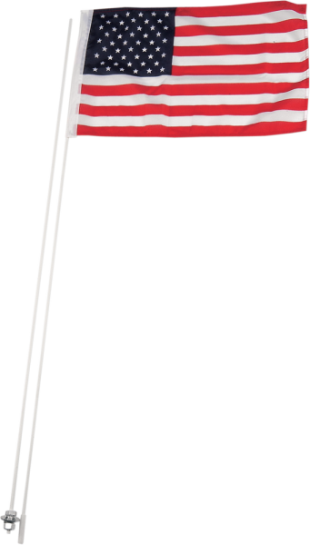 Two-piece Atv Flags White, 2, nordicamoto.ro