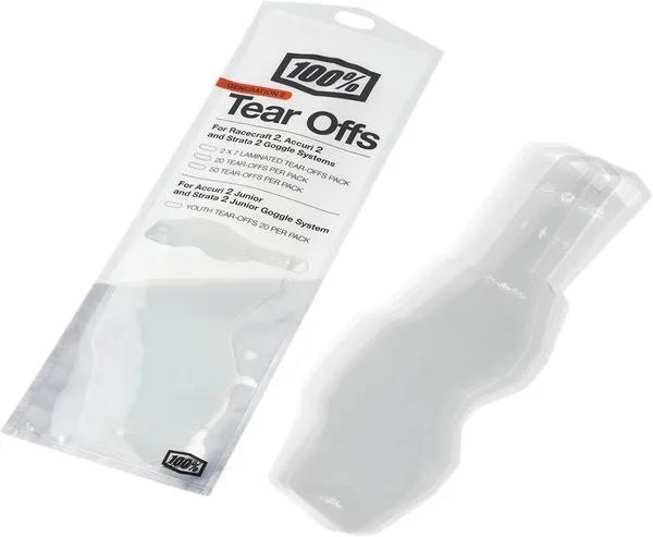 Tear-offs Ochelari copii 100% Accuri 2/Strata 2-0