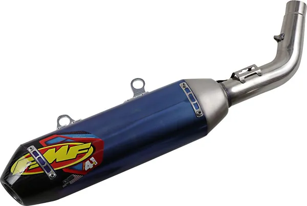 Factory 4.1 Rct Exhaust System Anodized Blue-1
