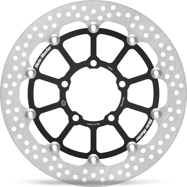 Halo Series Floating Racing Rotor Black, Silver -8ece9449be1e73e22bc128351e50e58f.webp