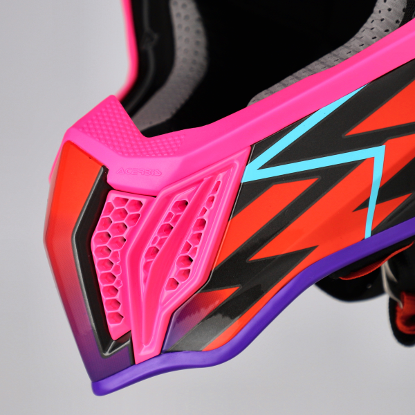 Casca Acerbis Airstrike-X Negru/Roz XXL-2