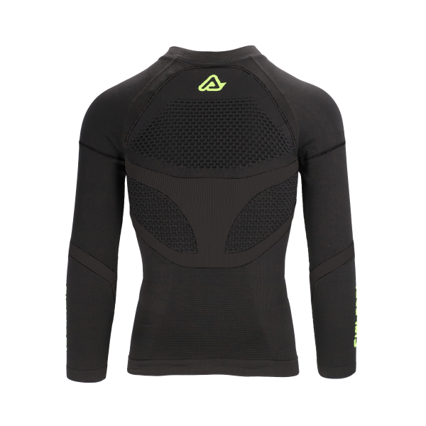 Tricou Corp Acerbis X-Body Winter 2.0 Tehnical Black/Yellow-1