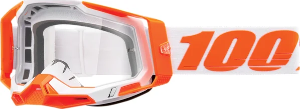 Ochelari 100% Racecraft 2 Orange Clear, 1, nordicamoto.ro