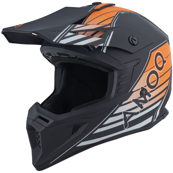 AMOQ Meteor V2 Helmet Axis Black/orange XS-0