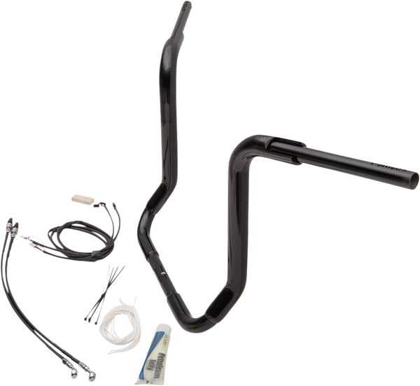 1-1/2(r) Ez Install Rounded Top Handlebar Kit Black, 3, nordicamoto.ro