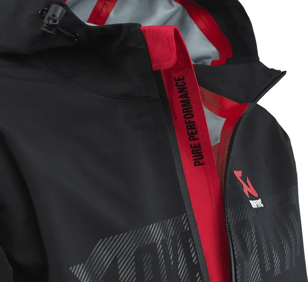 Corpo Rain Jacket Red, Black -1