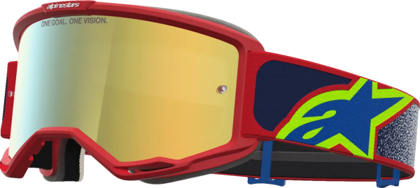 Vision 5 Drag Goggle Red, Blue, 1, nordicamoto.ro