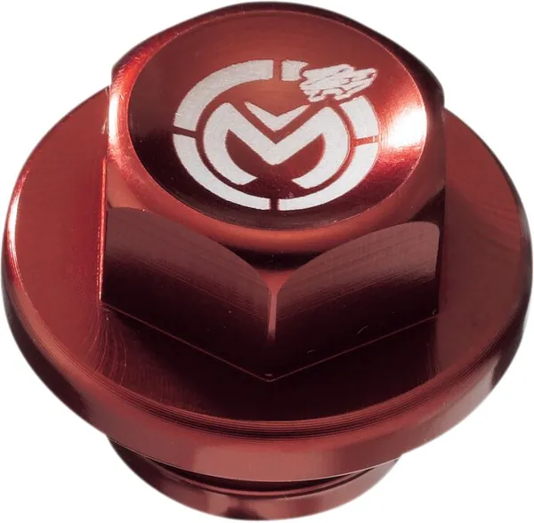 MOOSE RACING Magnetic Float Bowl Drain Plug By Zip-ty Red -0