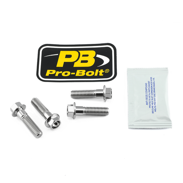 Brake Caliper Mount Kit Silver, Stainless Steel, 1, nordicamoto.ro