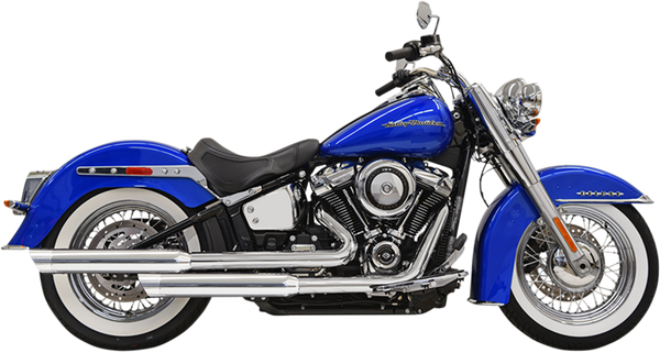 Staggered Dual Exhaust System Chrome, 1, nordicamoto.ro