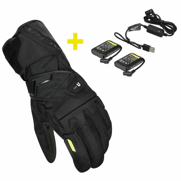 Manusi cu incalzire electrica MACNA FOTON 2.0 RTX KIT Negru L, 1, nordicamoto.ro