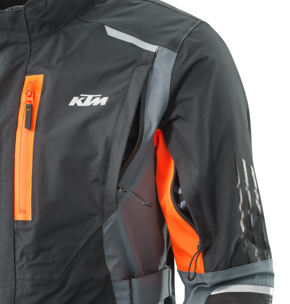 Geaca KTM Racetech WP Gri/Negru/Portocaliu-2