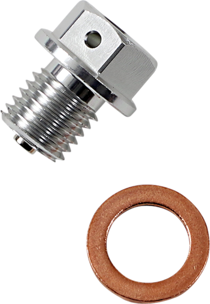 Magnetic Drain Plug Anodized Clear, Silver-8f643df9450b4a74cb78ff8589877ac5.webp