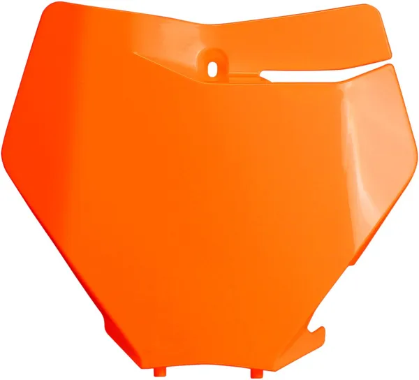 Replacement Front Number Plate Orange