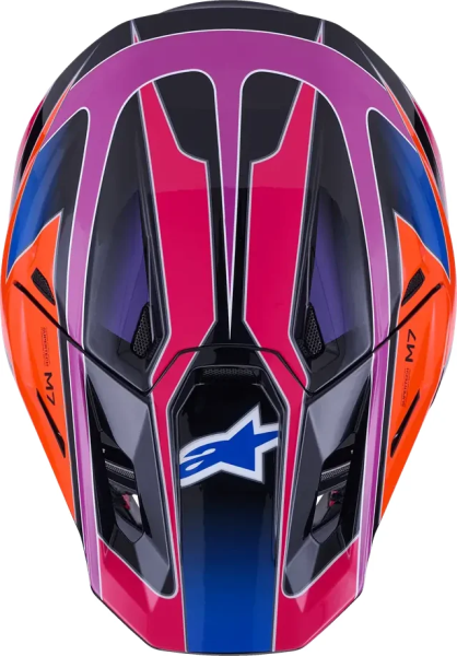 Cască Alpinestars SM7 Fuse Blue-3