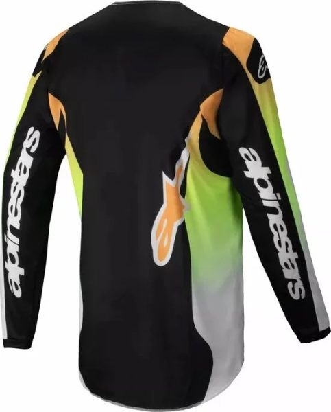 Alpinestars Fluid Wurx Jersey Black, Yellow  2XL, 2, nordicamoto.ro