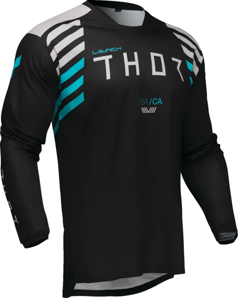 Tricou Enduro Thor Launchmode Zone Black-3