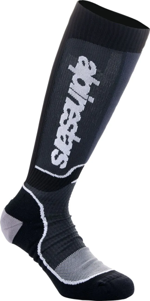 Sosete Copii Alpinestars Mx Plus Black/White