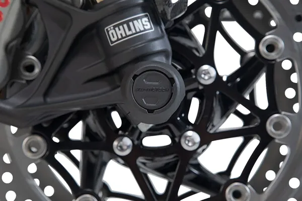 Front Axle Slider Set Black-1