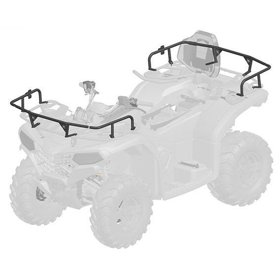EXTENSIE PORTBAGAJ FAȚĂ ATV CFMOTO CFORCE 400 / 450 S – NEGRU, 6, nordicamoto.ro