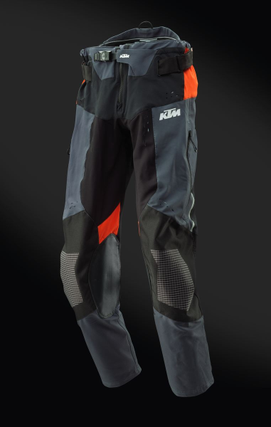 Pantaloni KTM Racetech Gri/Portocaliu/Negru-0