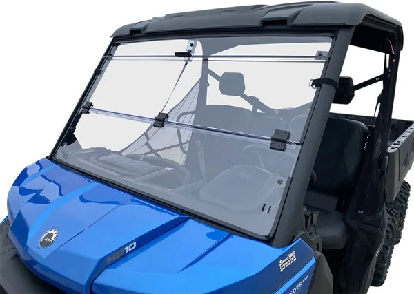 Deluxe Full Folding Windshield Clear -2