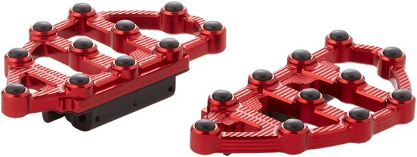 Mx Billet Floorboards Red, 2, nordicamoto.ro