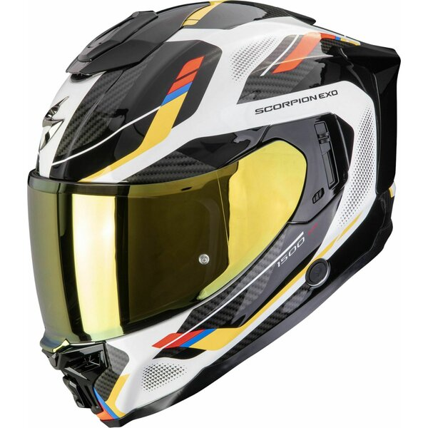 Casca integrala SCORPION EXO-1500 AIR SLEEK XL Negru/Verde, 21, nordicamoto.ro